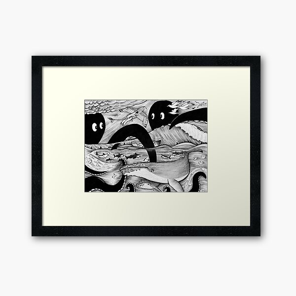 Pirate's Peril Framed Art Print