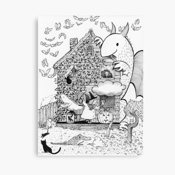 Busy Halloween Canvas Print