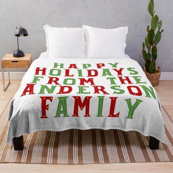 Item preview, Happy holidays from the Anderson family designed and sold by Urosek.