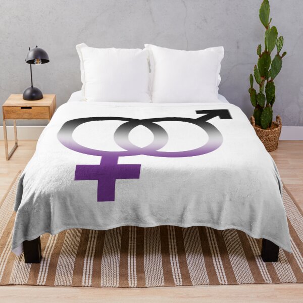 Item preview, het & ace, interlocking symbols with asexual gradient designed and sold by Skyler Orion X.