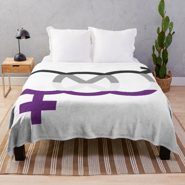 Item preview, bi & ace, interlocking symbols with asexual flag designed and sold by Skyler Orion X.