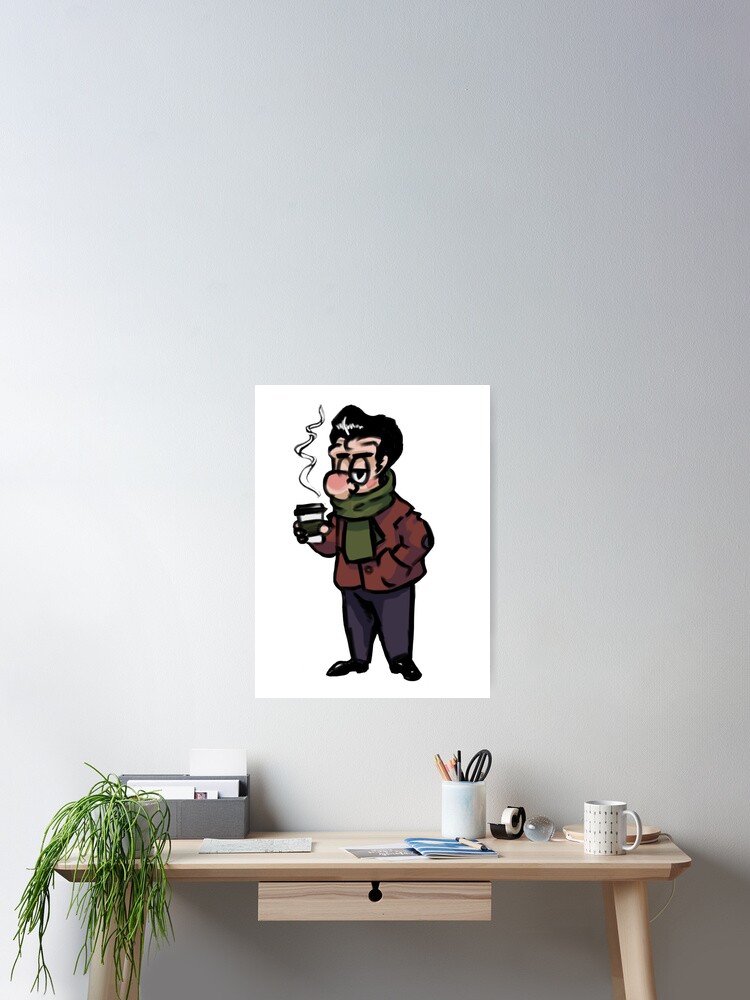 Thumbnail 2 of 3, Poster, Cold and Disgruntled designed and sold by PrincePierce.