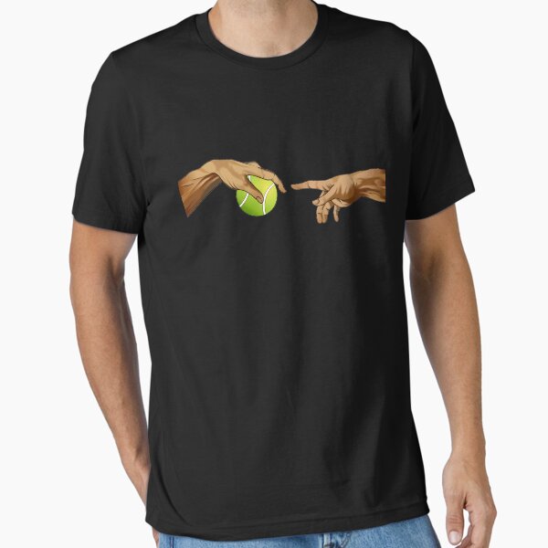 Item preview, Tennis Michelangelo Tennis Ball Hand Tennis Player Funny designed and sold by cloth-ly.