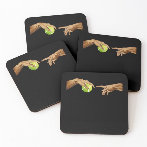 Item preview, Tennis Michelangelo Tennis Ball Hand Tennis Player Funny designed and sold by cloth-ly.