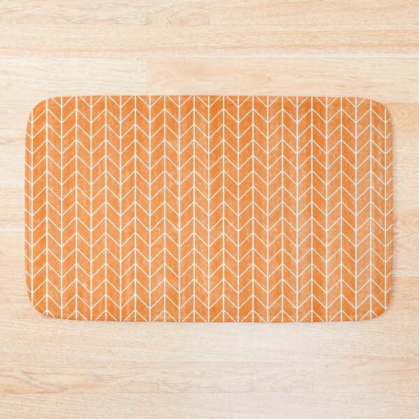 Item preview, Orange Herringbone designed and sold by piedaydesigns.