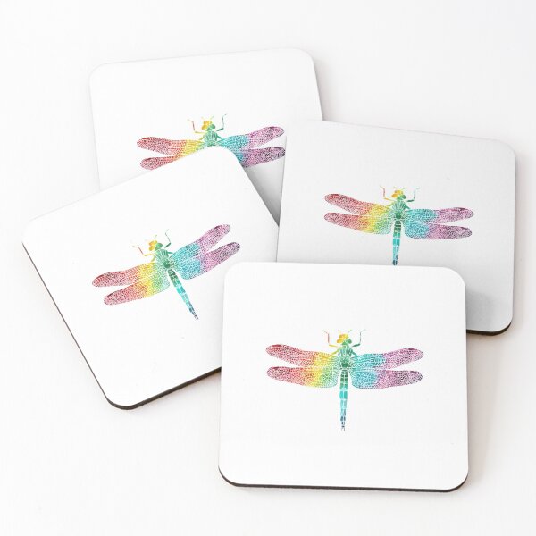Item preview, Rainbow Watercolor Dragonfly  designed and sold by SamAnnDesigns.