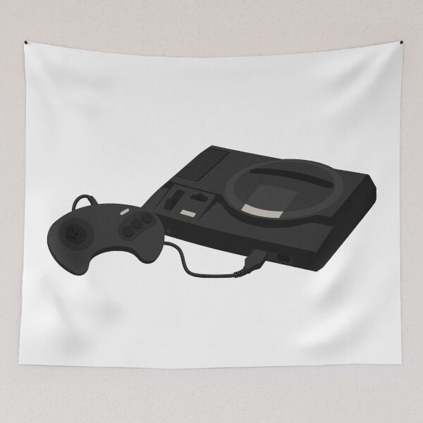 Item preview, GENESIS MEGADRIVE MEGA DRIVE CONSOLE RETROGAME designed and sold by gin3art.