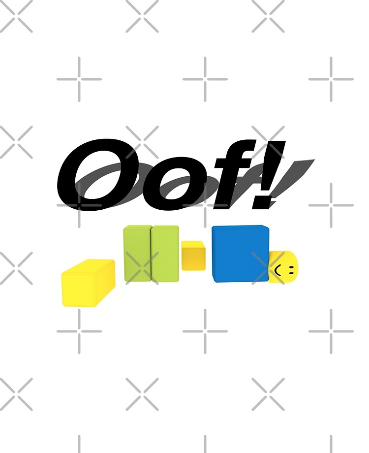 Oof Roblox Oof Noob Gift For Gamers Ipad Case Skin By Smoothnoob Redbubble - how to use the f word without being tagged in roblox