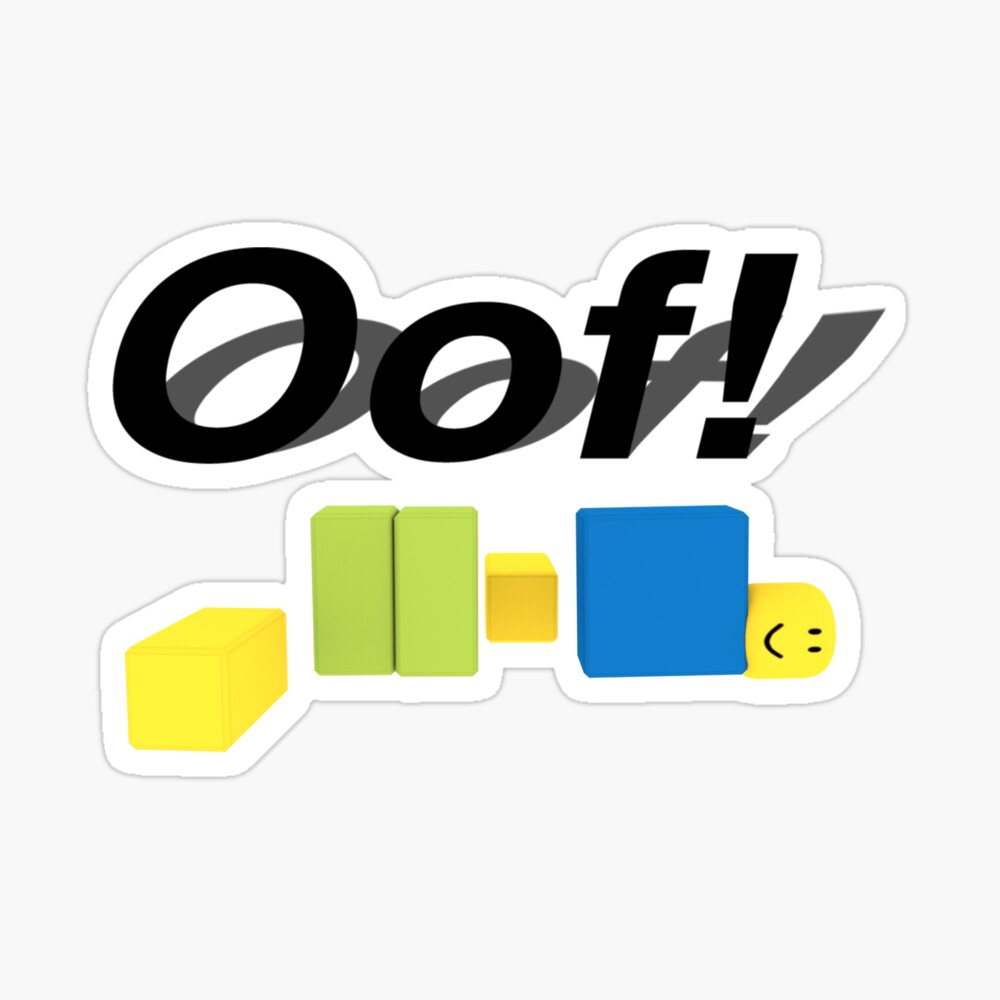 Oof Roblox Oof Noob Gift For Gamers Oof Meme For Kids Iphone Case Cover By Smoothnoob Redbubble - anti noob sign roblox