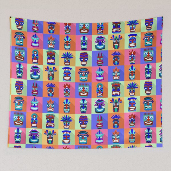 Item preview, tiki colors designed and sold by fenuadesign.