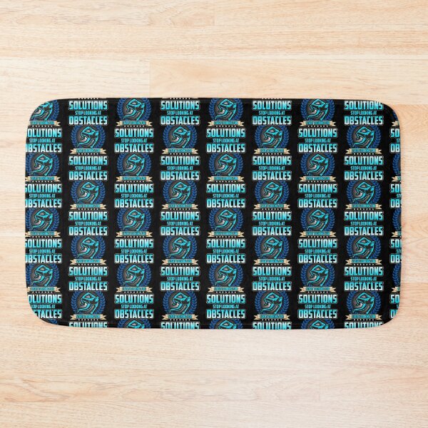 Item preview, Stop Looking At Obstacles, Look For Solutions Tile Pattern designed and sold by perfectpresents.