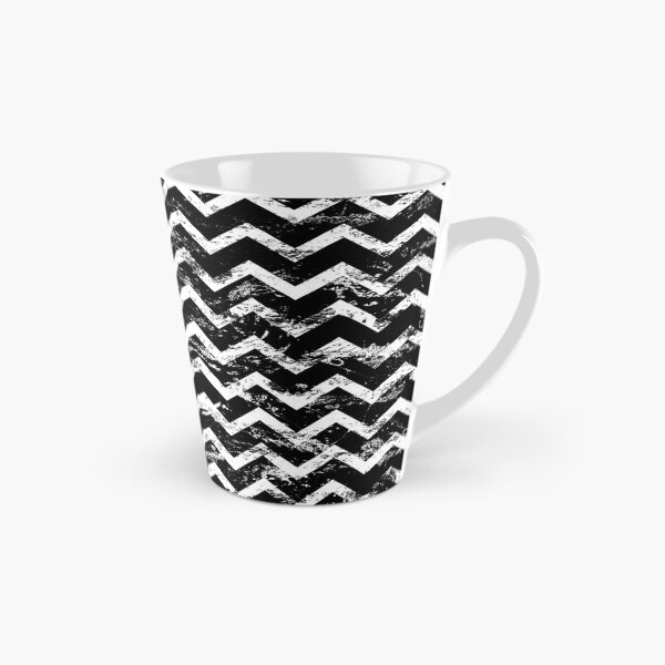 Item preview, Distessed Black and White Chevron designed and sold by piedaydesigns.