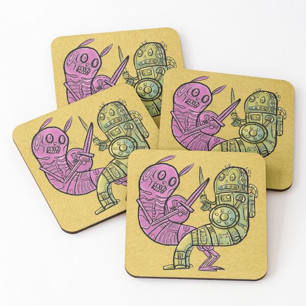Item preview, Robot Versus alien designed and sold by Gammaraybots.