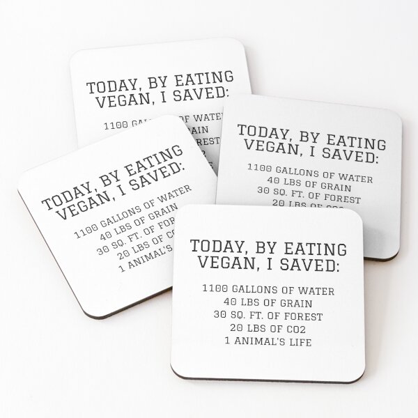 Item preview, Today, by eating vegan, I saved designed and sold by quinnhopp.