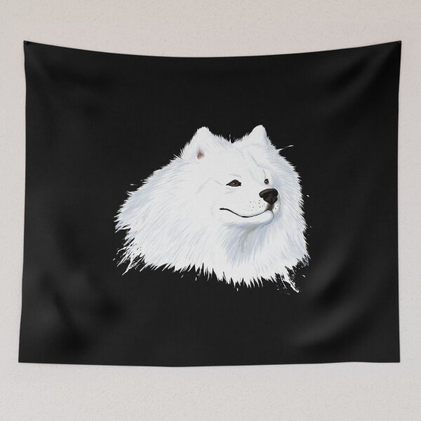 Item preview, Samoyed Dog Head designed and sold by alwe-designs.