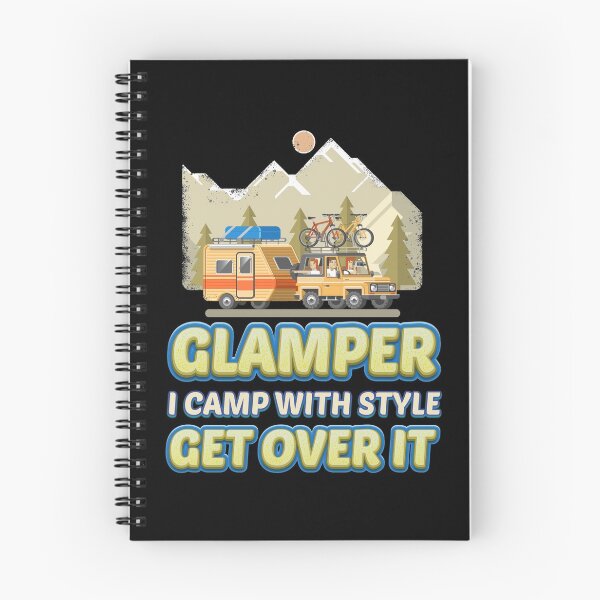Item preview, Funny Camping Lover Gift - Glamper Camp With Style - Happy Camper Gifts - Outdoor Lover Gifts - Camp Lover designed and sold by kntranhoang.
