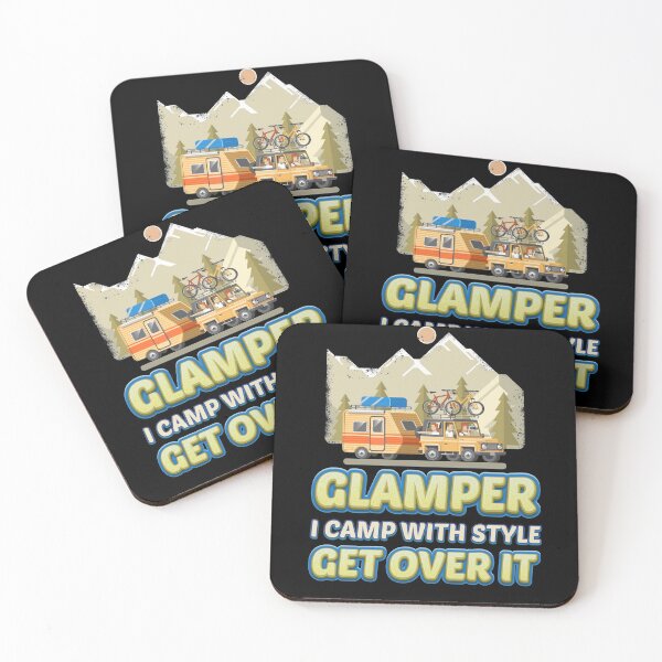 Item preview, Funny Camping Lover Gift - Glamper Camp With Style - Happy Camper Gifts - Outdoor Lover Gifts - Camp Lover designed and sold by kntranhoang.