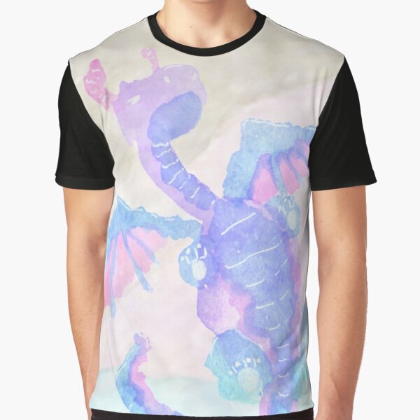 Watercolor Dragon Graphic T-Shirt