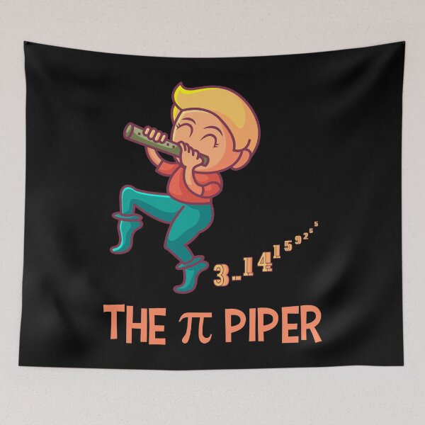 Item preview, Pi flute player, circle math mathematics designed and sold by tonstan.
