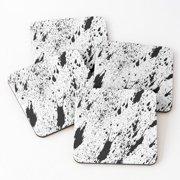 Item preview, Splashes (black and white) designed and sold by LunedAmbre.