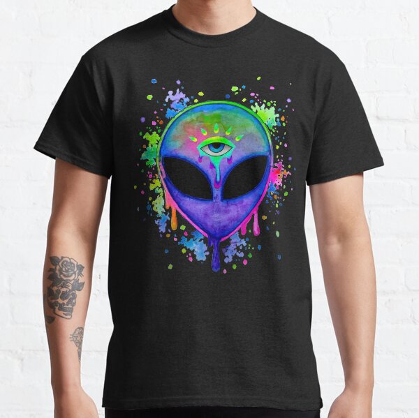 Splatter Alien - Purple Classic T-Shirt