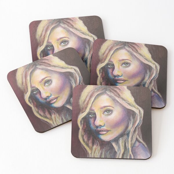 Item preview, Colorful woman portrait painting designed and sold by Nicole Weyer.