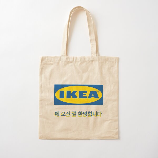 welcome to ikea korea Cotton Tote Bag