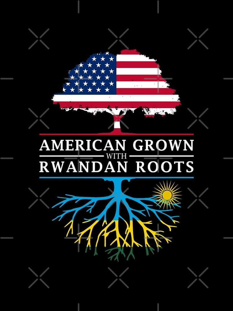 Thumbnail 4 of 4, iPhone Case, American Grown with Rwandan Roots Rwanda Design designed and sold by ockshirts.