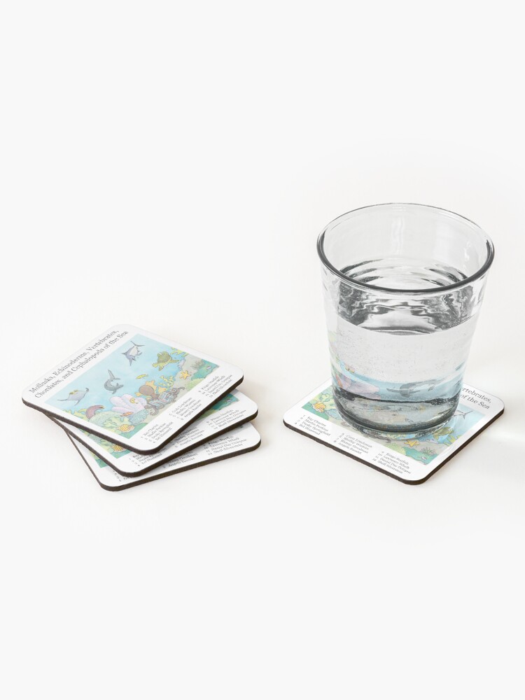 Alternate view of Go Fish! Coasters (Set of 4)