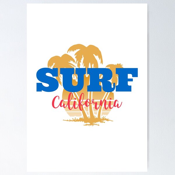 Artikelvorschau, Surfen Sie in Kalifornien entworfen und verkauft von OBirdDesigns.