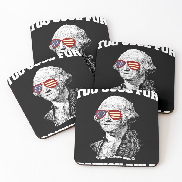 Item preview, Too Cool for British Rule George Washington designed and sold by teesfineart.