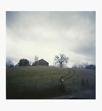 the house on the hill. Photographic Print