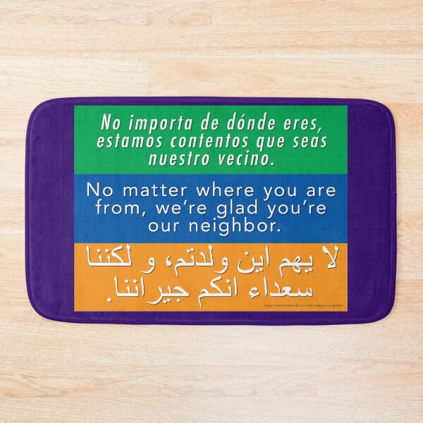 Item preview, We're glad you're our neighbor--tolerance and welcome designed and sold by Deborah Smith.