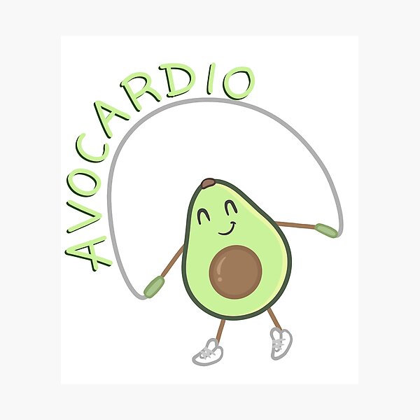Item preview, Avocardio! designed and sold by Nelladraws.
