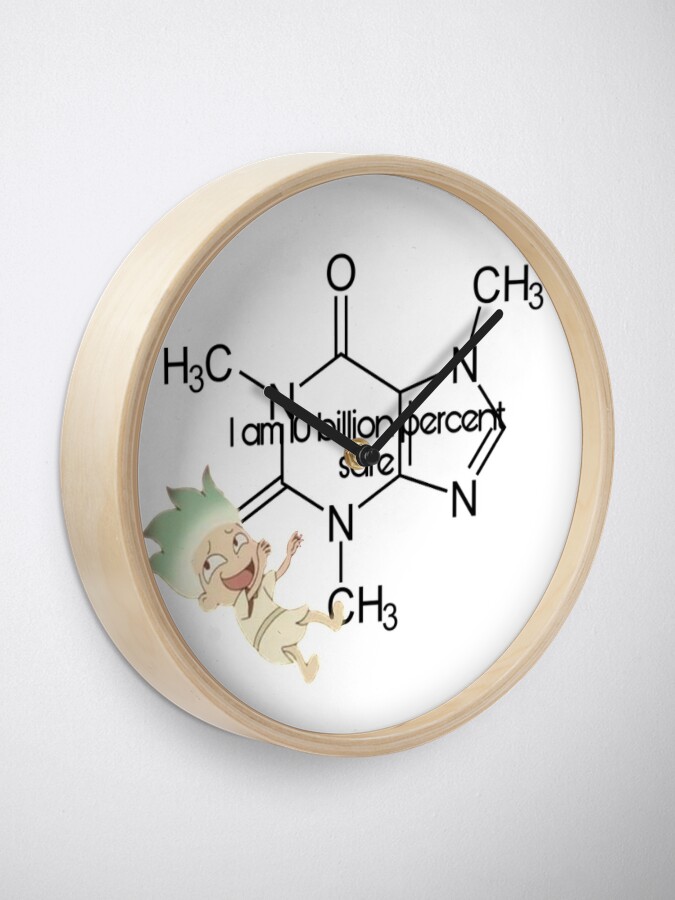 Dr Stone Senku Ishigami Clock By Aestheticmint Redbubble