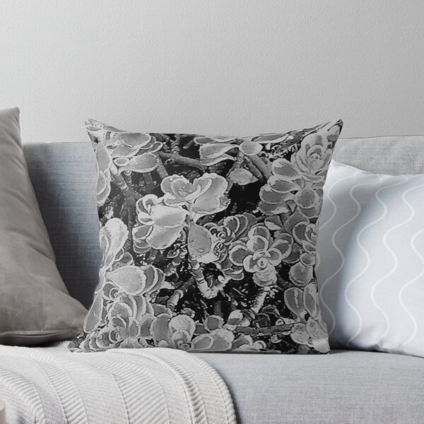 Item preview, Stonecrop in Black and White designed and sold by bellaura.