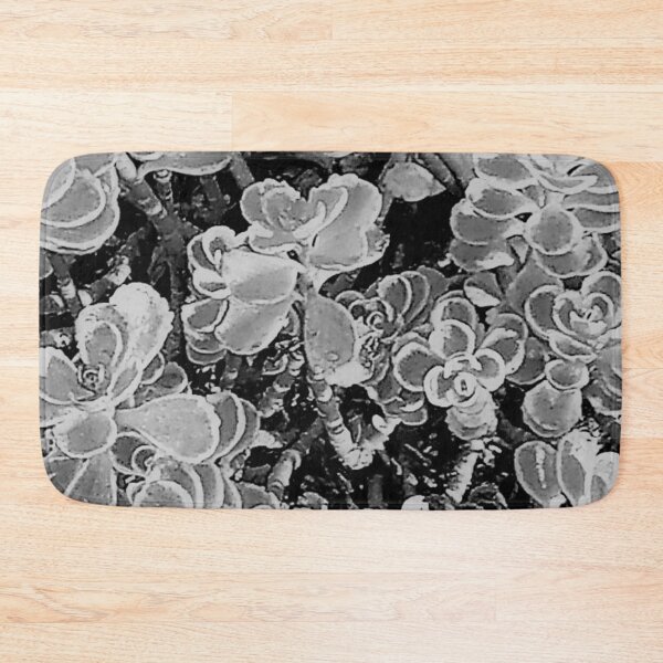 Item preview, Stonecrop in Black and White designed and sold by bellaura.
