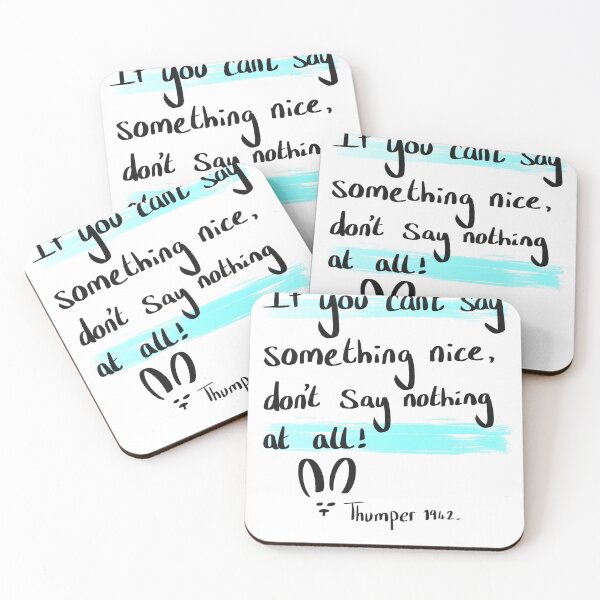 Item preview, Transgender flag 'If you cant say something nice don't say nothing at all!' Bambi quote designed and sold by kaf1.