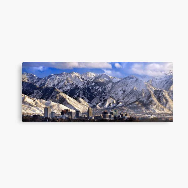 Salt Lake City - Panorama Metal Print