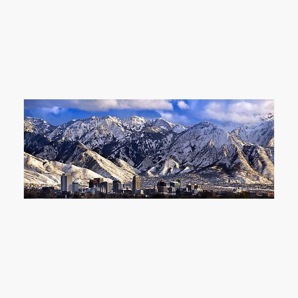 Salt Lake City - Panorama Photographic Print