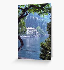 Villa Monastero, Varenna, Lake Como, Italy. Greeting Card