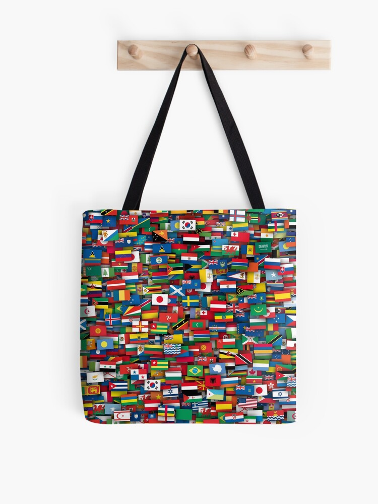 Tote Bag, Flags of all countries of the world designed and sold by dima-v