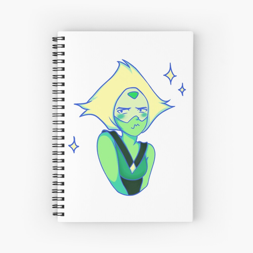 Shy Peridot Spiral Notebook