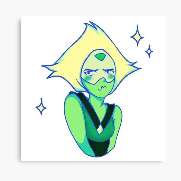 Shy Peridot Canvas Print