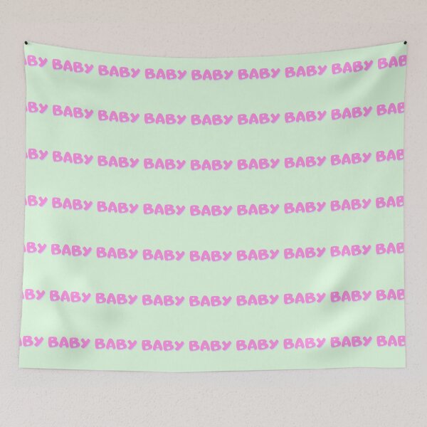 Item preview, Hot pink Baby pastel kawaii print designed and sold by Lilpinkdinoshop.