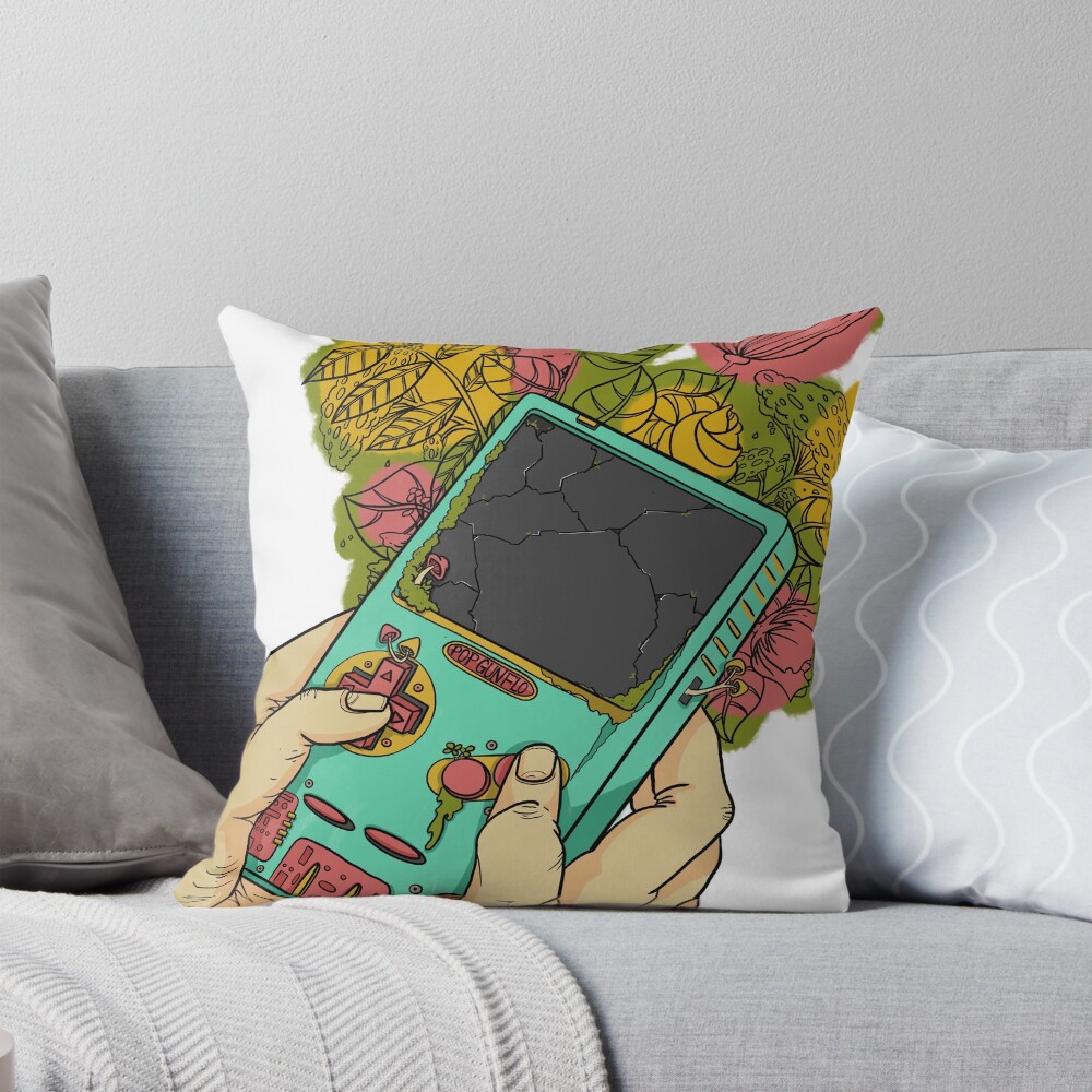Item preview, Throw Pillow designed and sold by Popgunflo.
