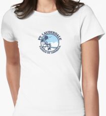 Fort Lauderdale. Women's Fitted T-Shirt