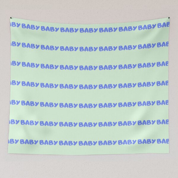 Item preview, Blue Baby pastel kawaii print designed and sold by Lilpinkdinoshop.