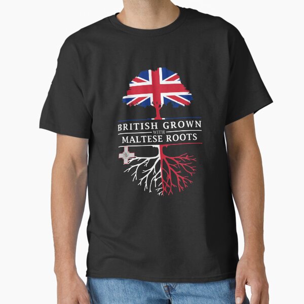 Item preview, British Grown with Maltese Roots   Malta Design designed and sold by ockshirts.