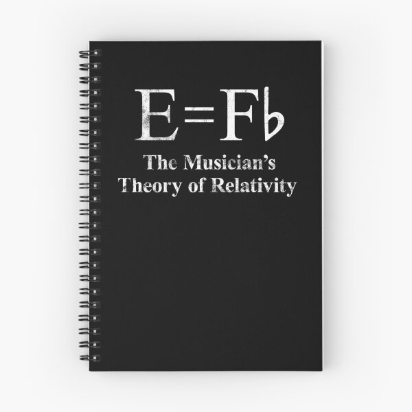 Item preview, E equals Fb. The Musician's Theory of Relativity designed and sold by gorillamerch.
